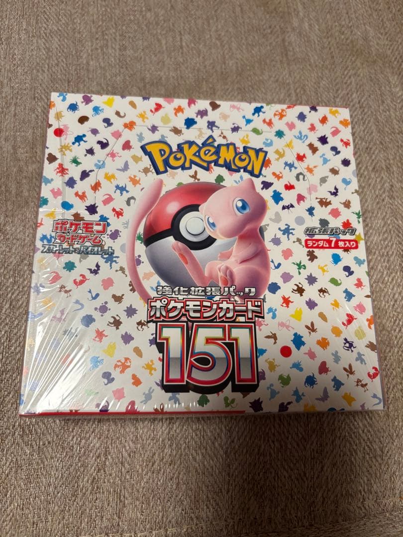 新品　ポケモンカード　151 BOX シュリンク付き　ポケカ