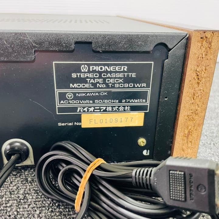 Pioneer ダブルカセットデッキ　T-9090WR