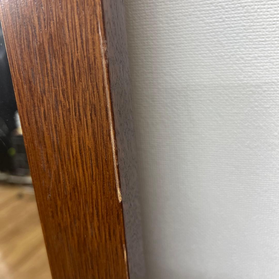 超大型木製フレームの全身鏡 、引取り限定，3月末まで