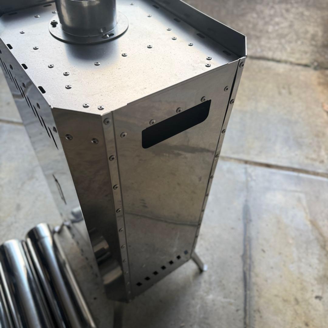 薪ストーブ サウナストーブ　テントストーブ　ガラス付き