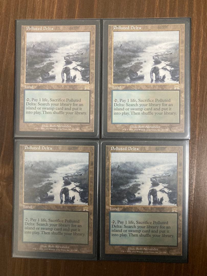 Polluted Delta 汚染された三角州 ONS 英語 4枚セット