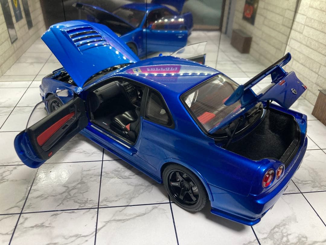 オートアート　1/18 ニスモ R34 GT-R Z-tune ベイサイドブルー
