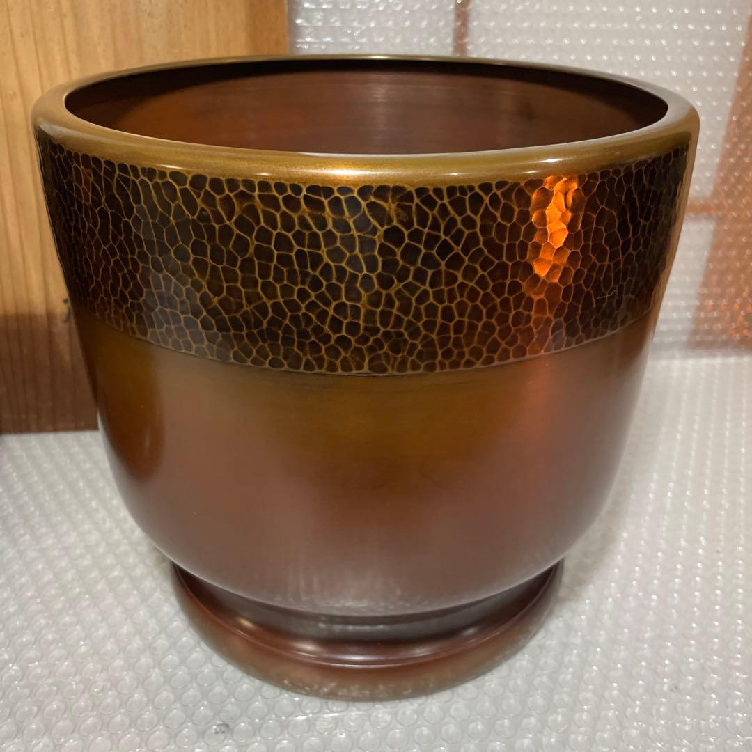 銅器手悟火鉢 壱対 昭和 レトロ 2点