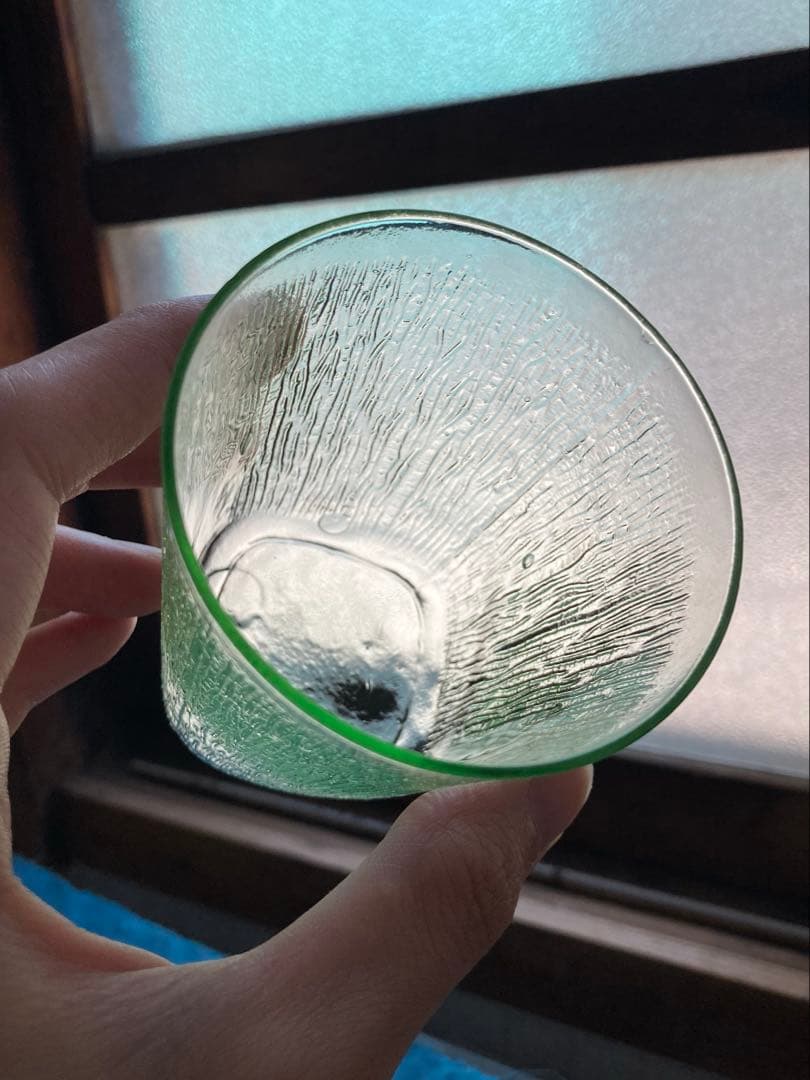 古道具　ウランガラス　ディキャンタグラス　昭和初期