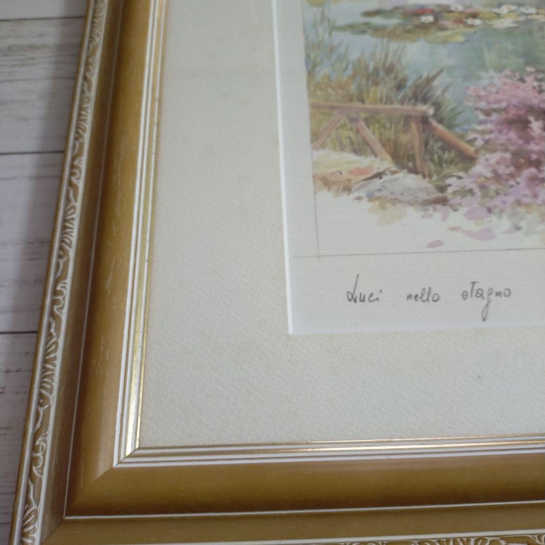 M. Marten, Lights in the Pond　公園　風景画