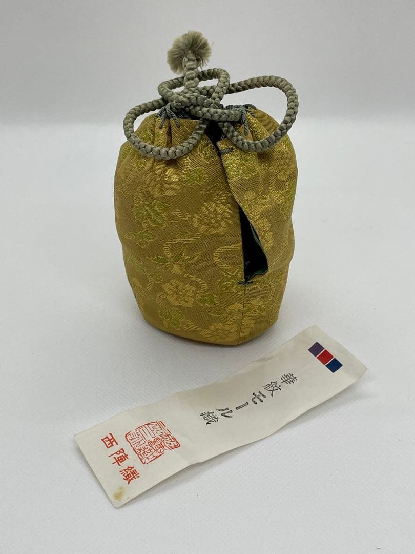 【茶道具】笹田有祥　模六条肩衝茶入　共箱　中興名物写