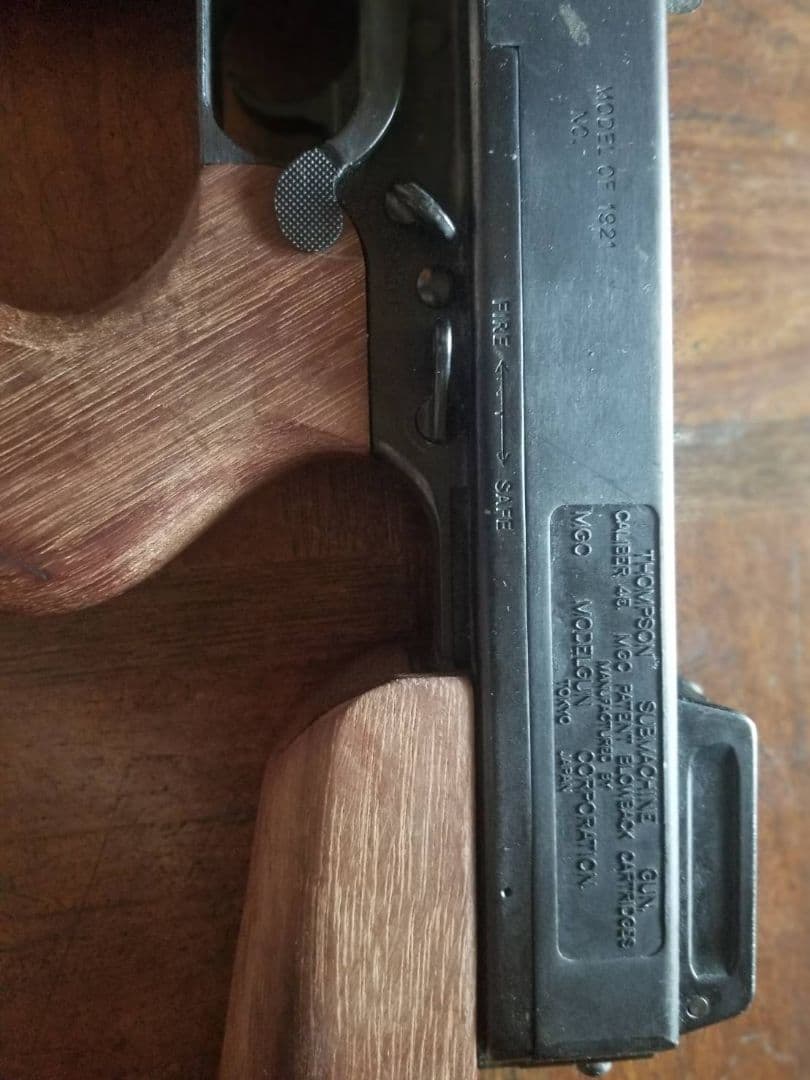 金属製 MGC トンプソン　M1921 SMG刻印あり 生産終了