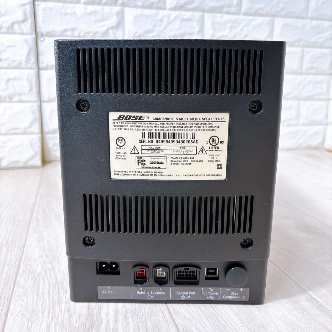 BOSE ボーズ コンパニオン5 マルチメディアスピーカーシステム 大人気 PC