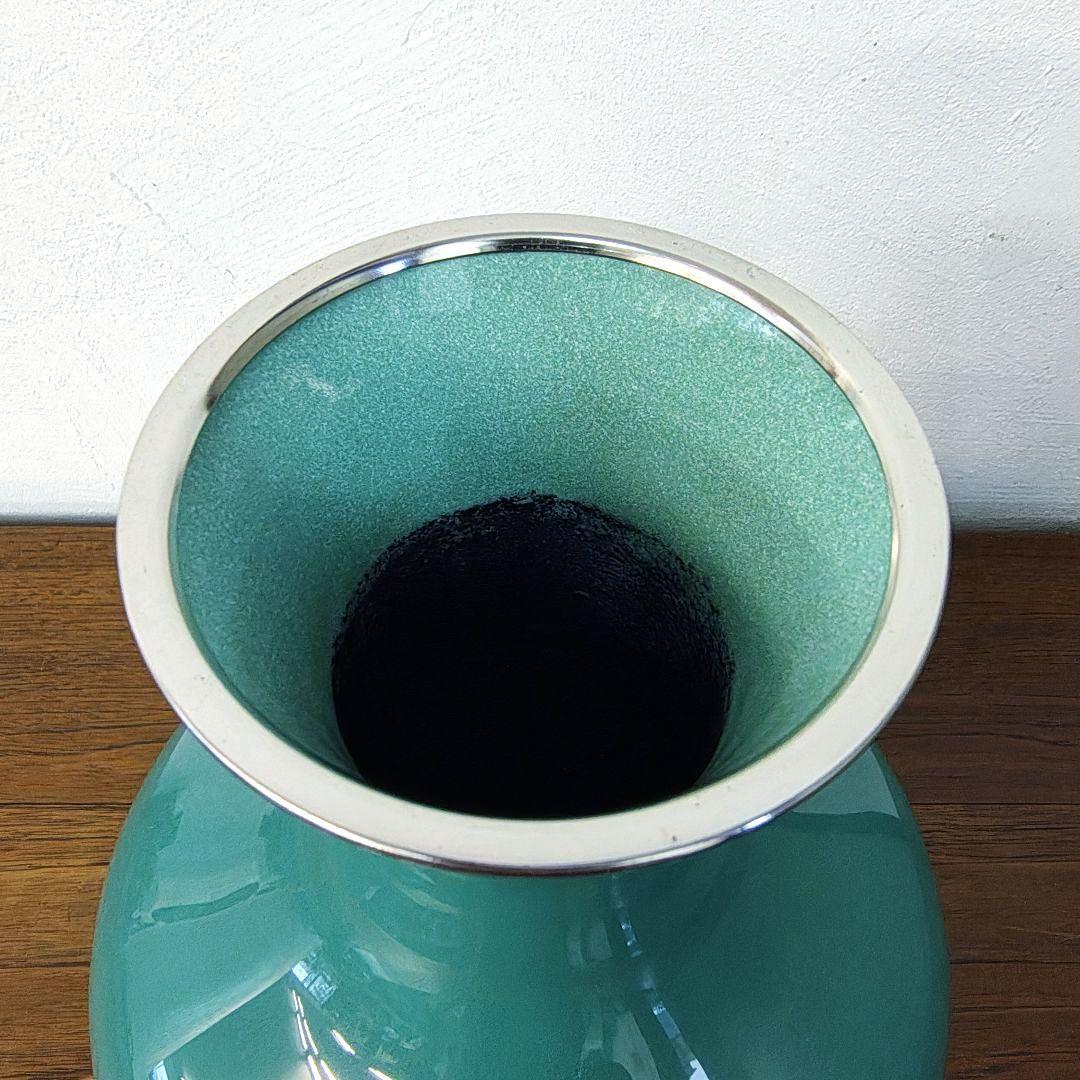 田村幸夫　尾張七宝　花瓶