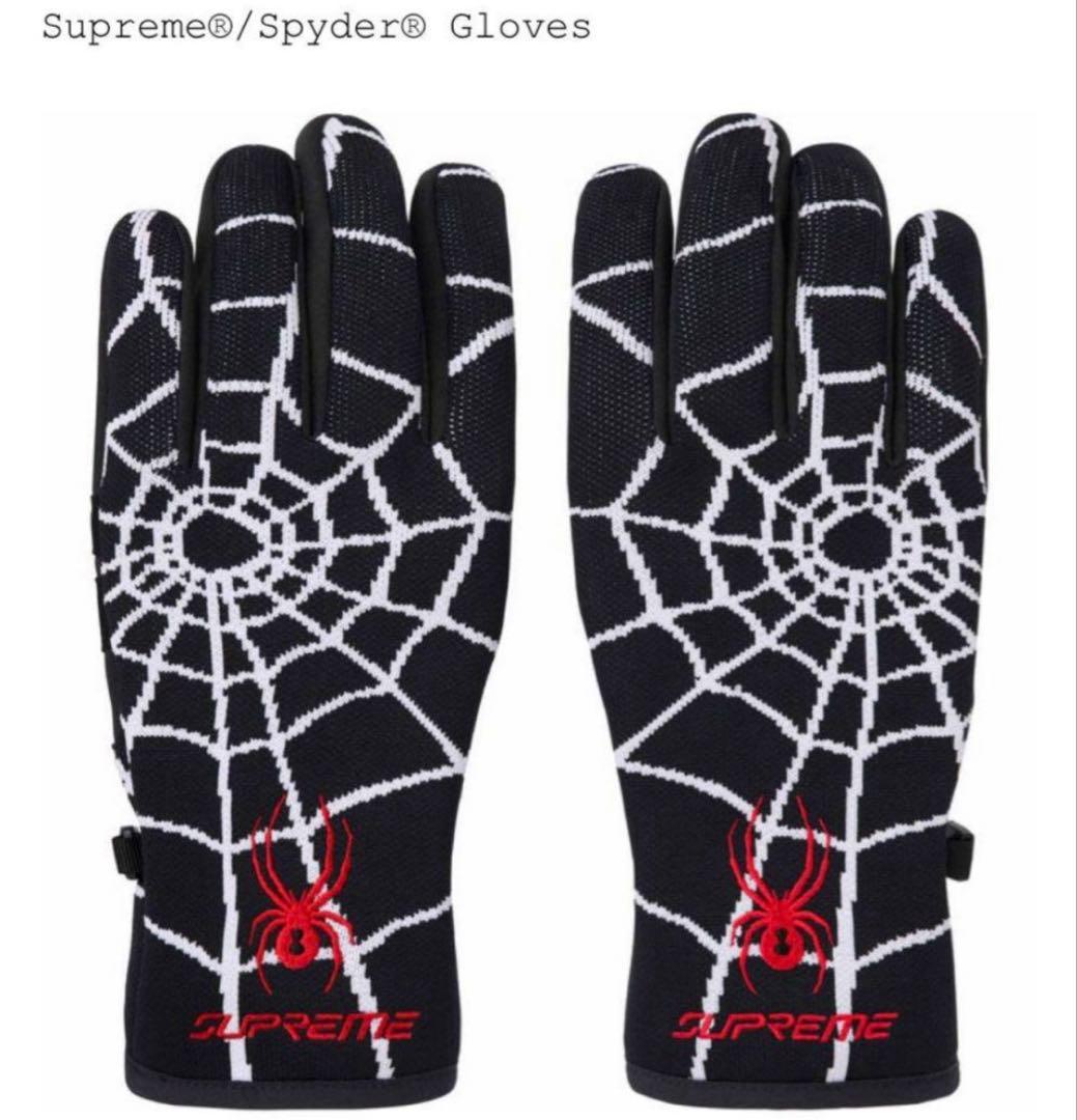 新品未開封 24FW Supreme x Spyder Gloves 黒 XL
