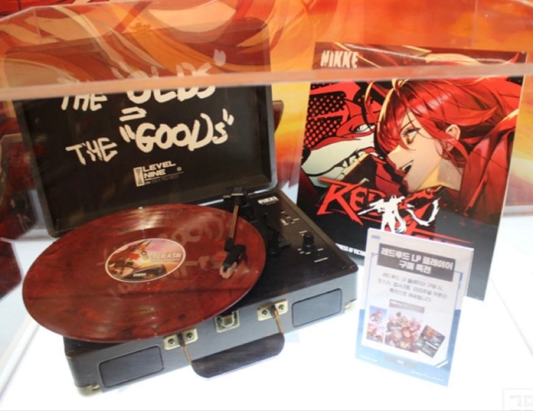 勝利の女神NIKKE 韓国限定 2.5周年 レコードセット レッドフード