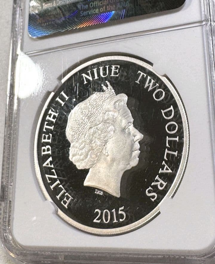 ngc　ミニーとミッキー ディズニー PF 70 DCAM 　限定品 銀貨