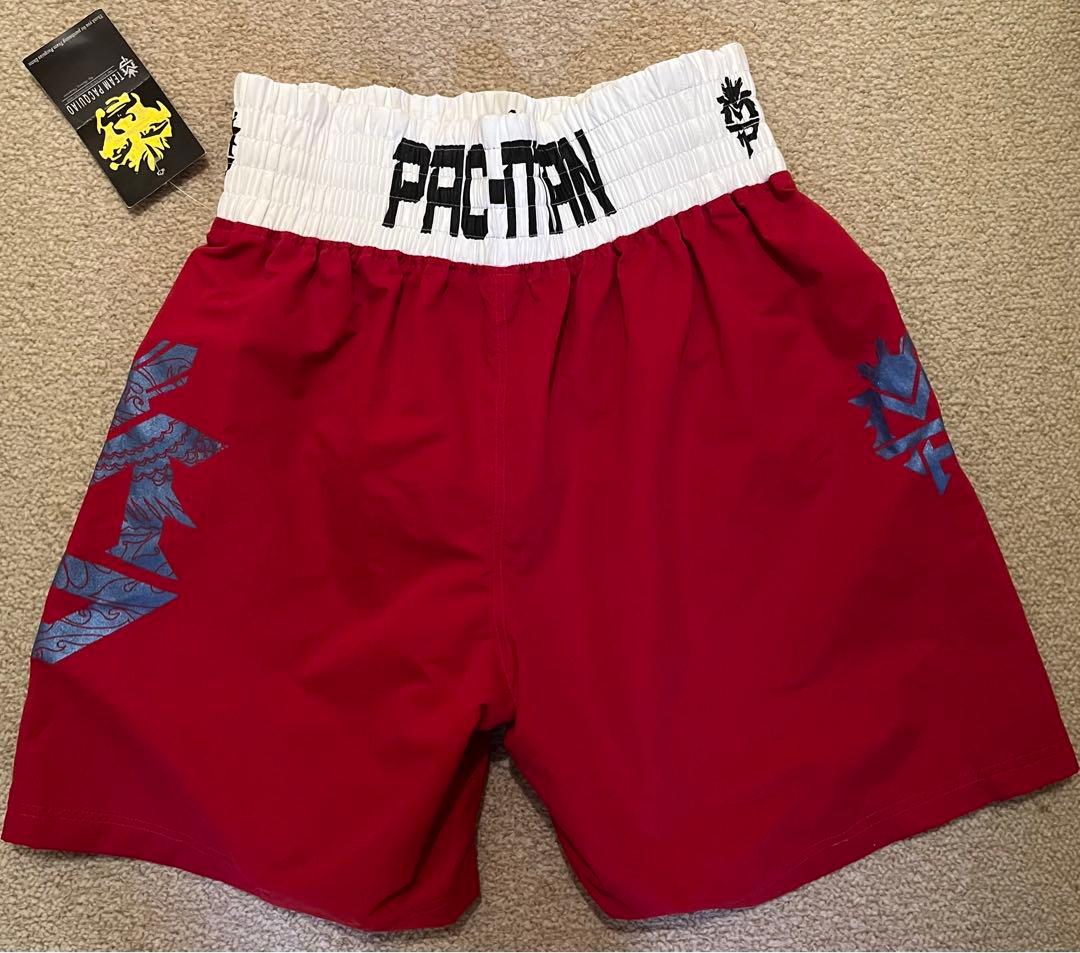 マニー・パッキャオ　サイン入りファイトショーツ