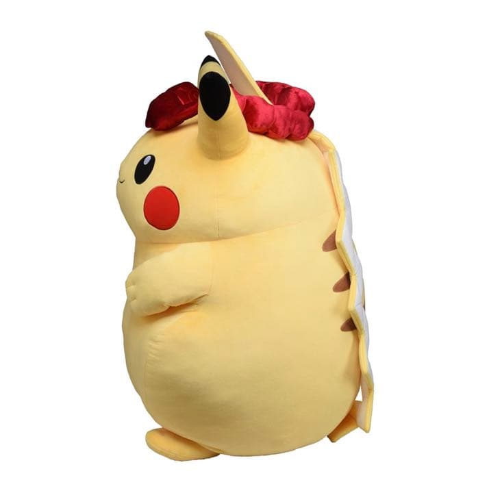 超キョダイピカチュウぬいぐるみ　キョダイマックスのすがた