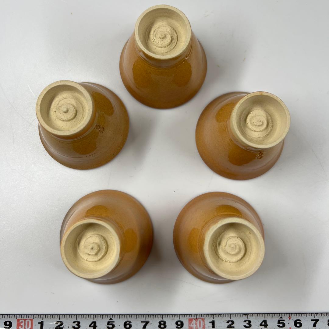 名工　十四代　坂倉新兵衛　萩焼煎茶器セット　共箱　東な7-0810①