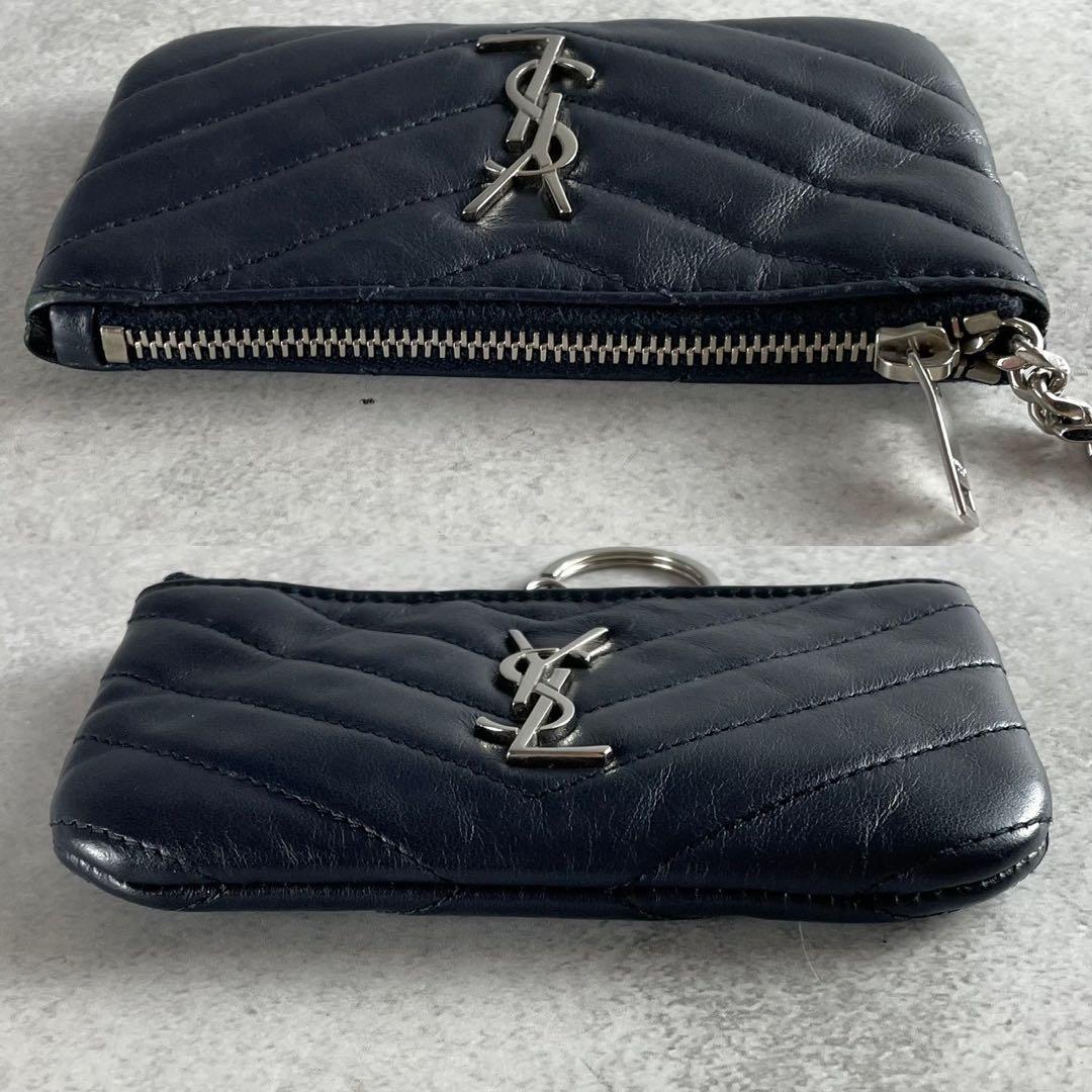 【極美品】サンローラン ケース キーリング カサンドラ YSL レザー