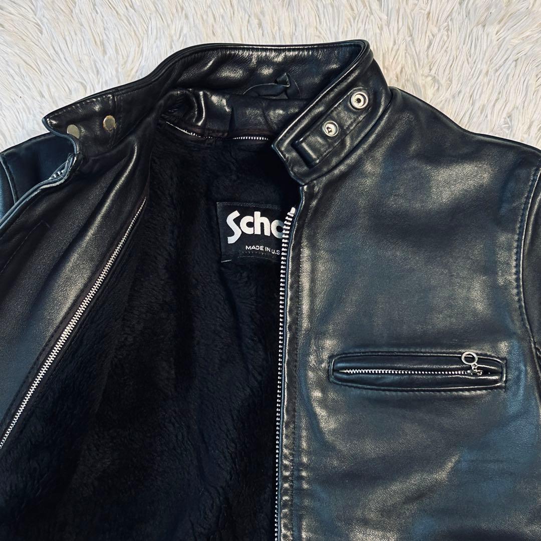 Schott ショット 641 ライナー付き シングルライダースジャケット 34