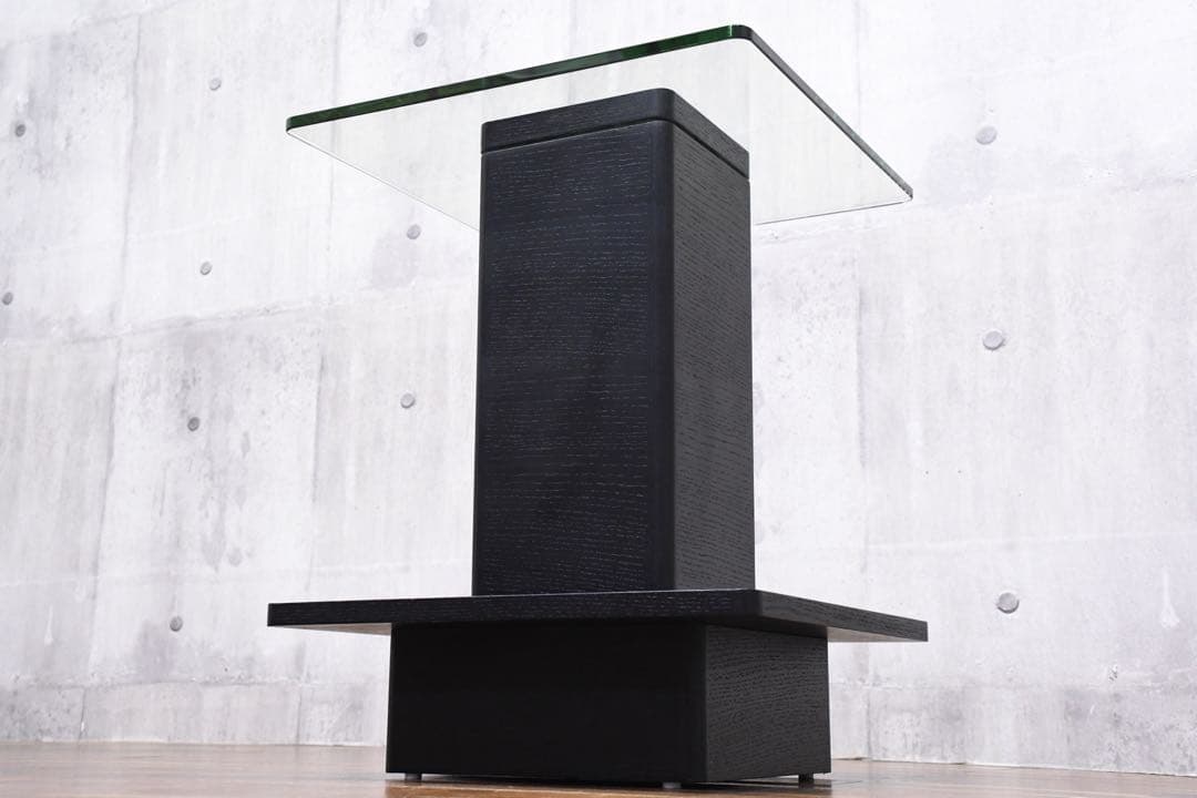 EDK74 アルモニア Karen コーヒーテーブル ガラス サイドテーブル