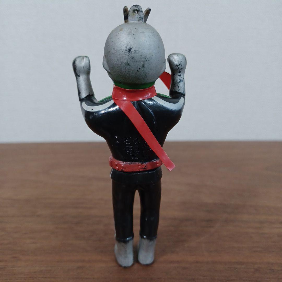 当時もの　ポピー製　仮面ライダー５種　希少ソフビペンダントトップ （チェーン無）