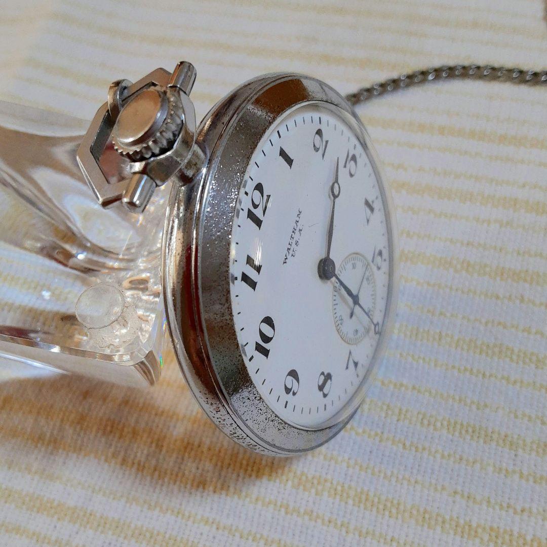 WALTHAM USA1919年 懐中時計 アンティーク稼働品