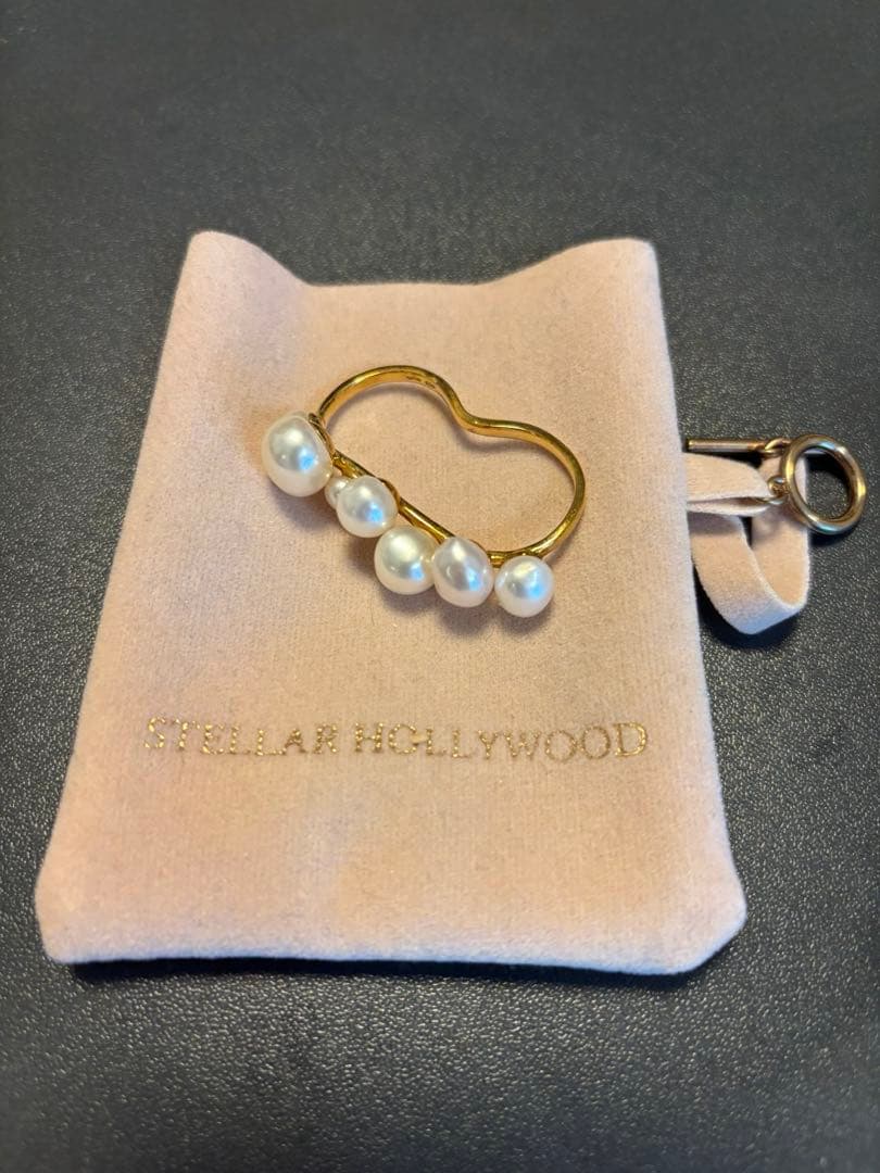STELLAR HOLLYWOOD パールボリュームリング