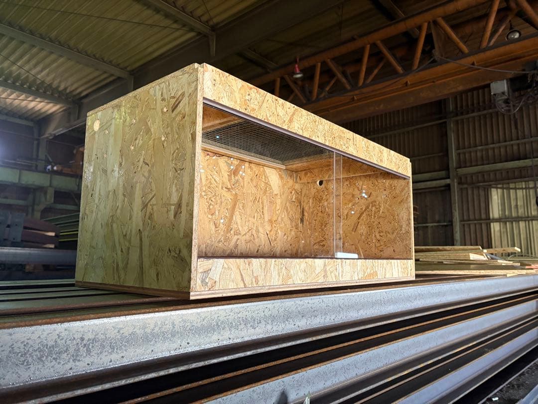 爬虫類ケージ　90×45×45 期間限定セール　天板金網コーキング付属　ケージ