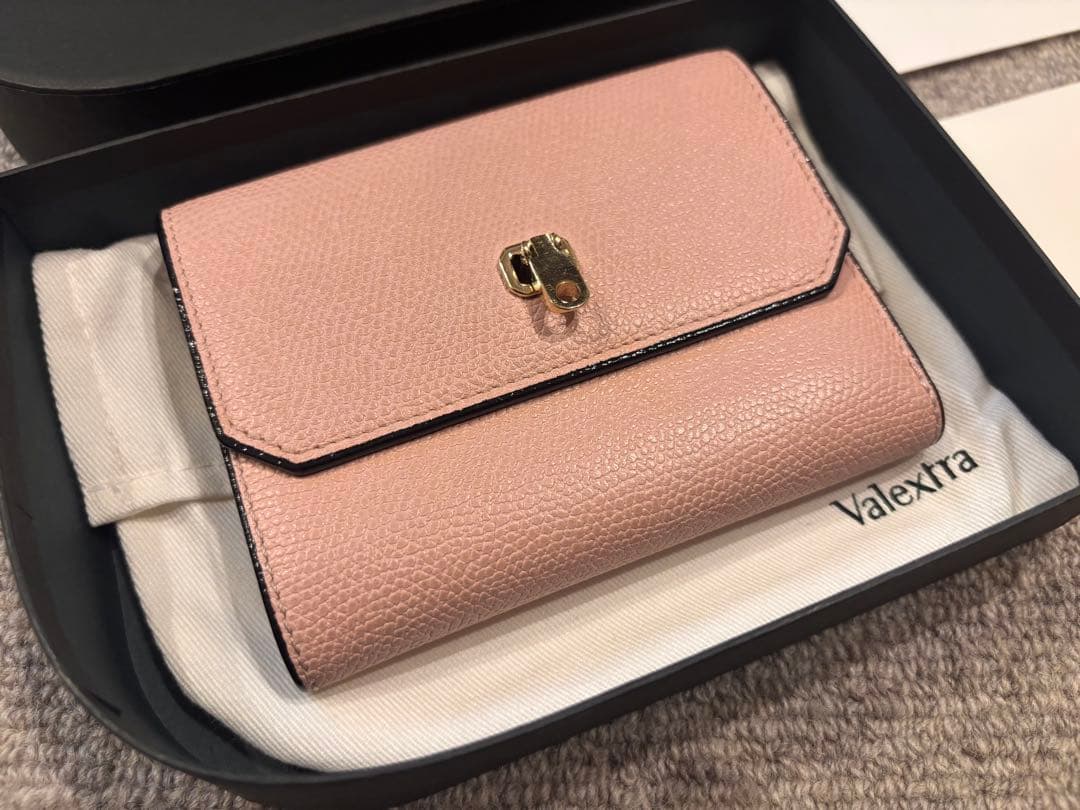 【専用】Valextra シティウォレット ペオニア 三つ折り財布