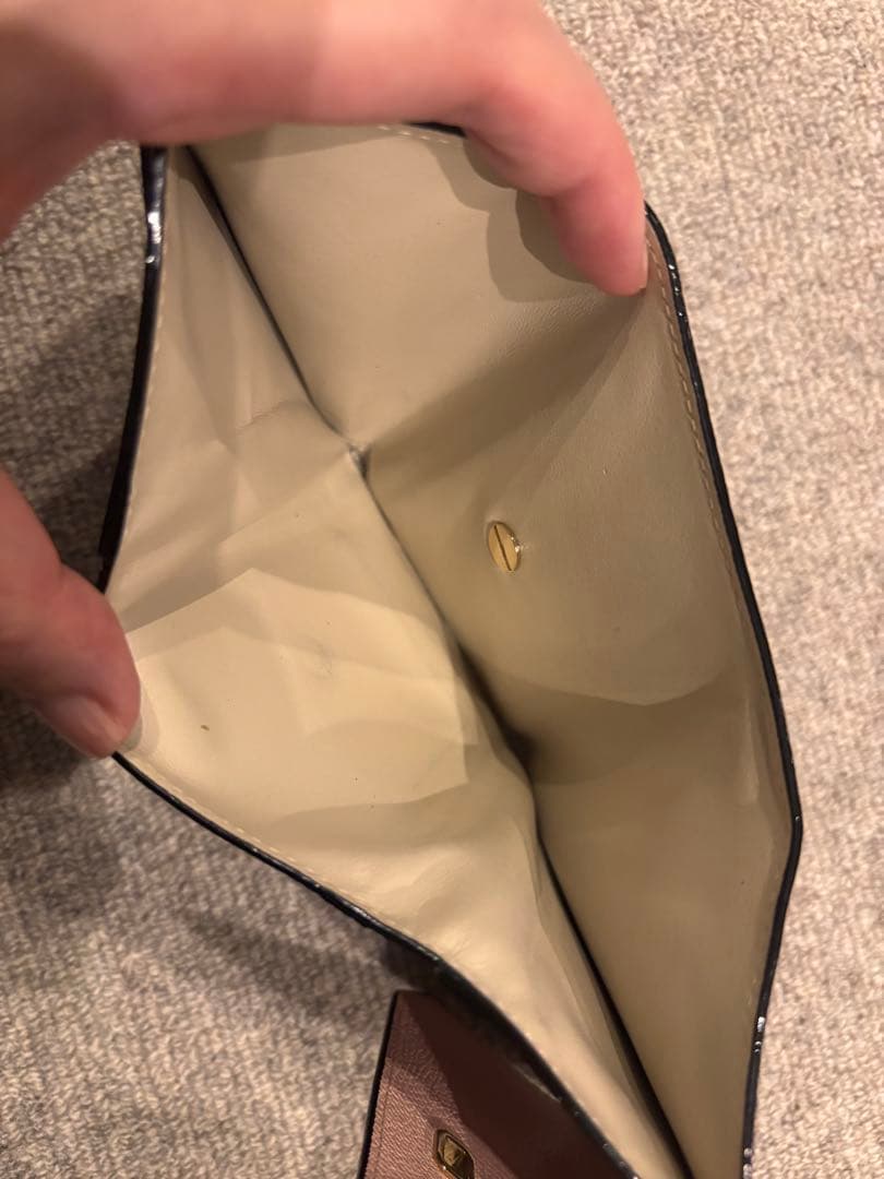 【専用】Valextra シティウォレット ペオニア 三つ折り財布