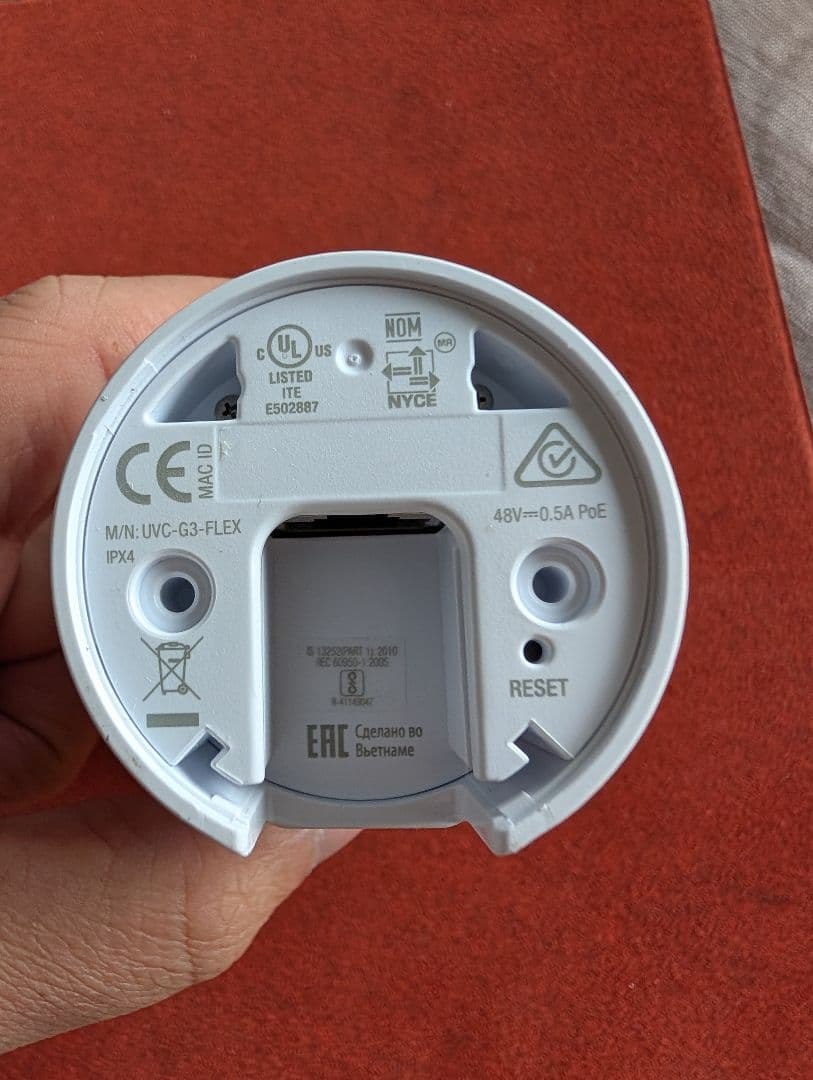 Ubiquiti FLEX UVC-G3-FLEX 監視カメラ 屋内/屋外対応