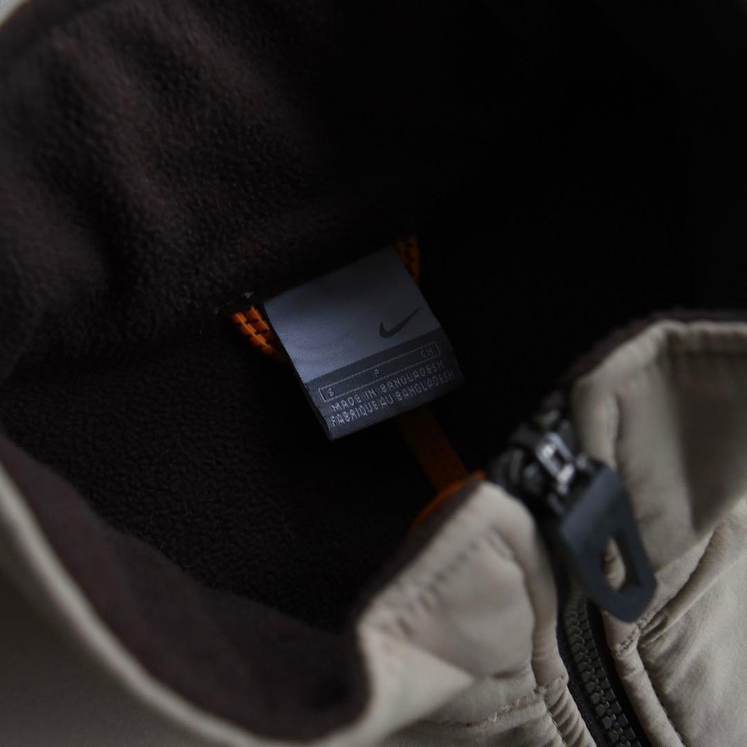 00s ナイキ NIKE ソフトシェルジャケット テック ベージュ白 S