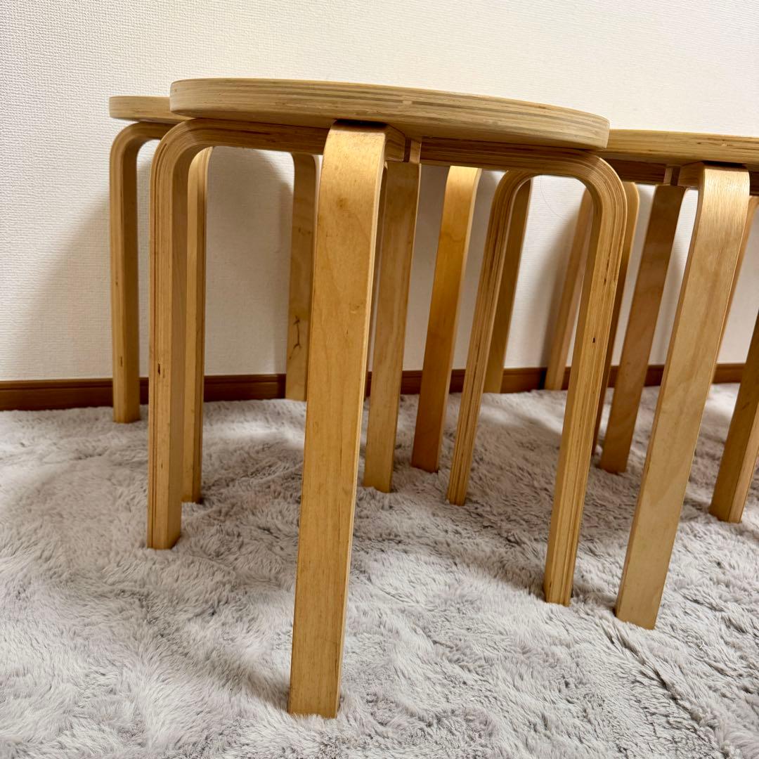 【エル 】IKEA FROSTA フロスタ スツール 8脚