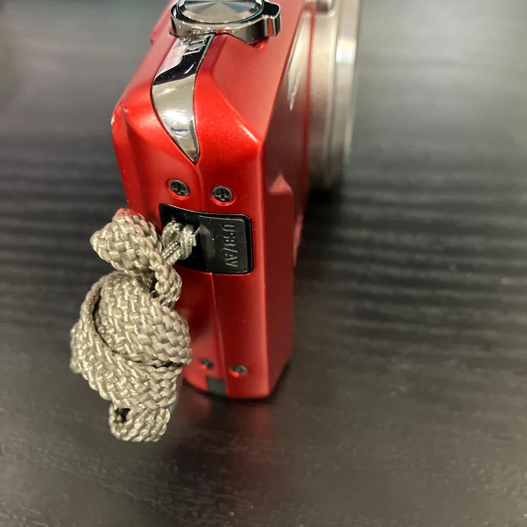 CASIO EXILIM 赤 16.1メガピクセル コンパクトデジタルカメラ