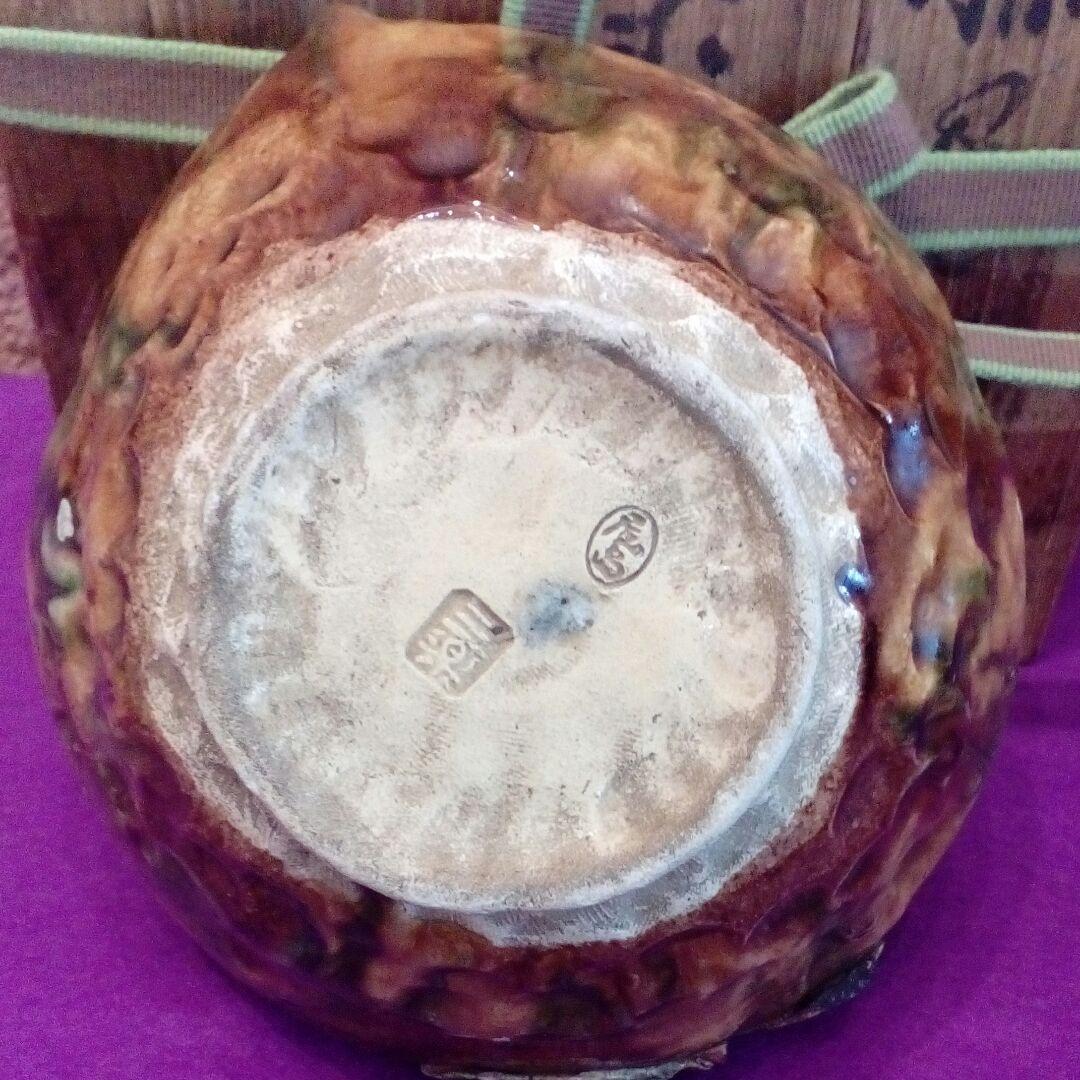 江戸時代幕末〜明治前半期頃稀少レア讃岐國高松藩御用窯古屋島焼手練在銘茶碗当時物