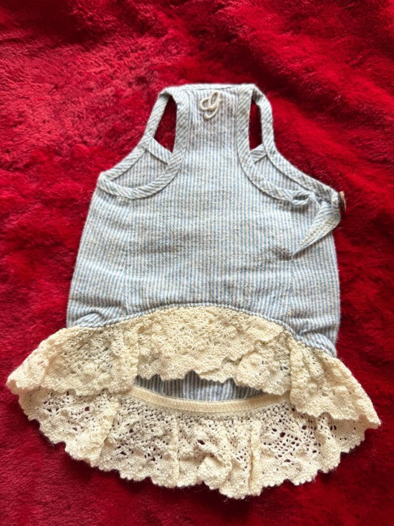 アトリエgg ブルーストライプワンピース　18号