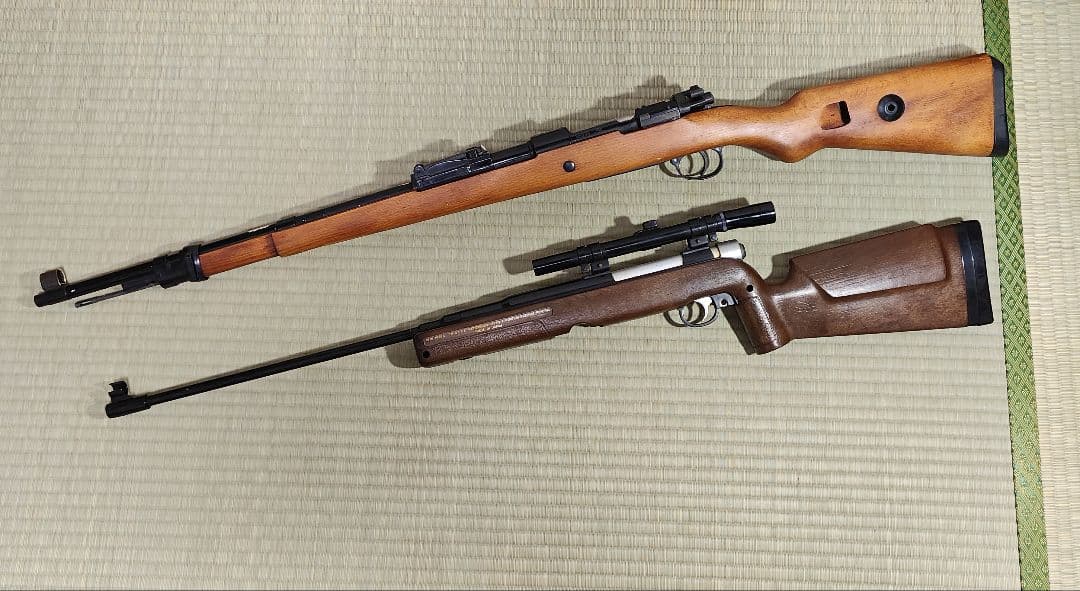 [ジャンク]タナカkar98kエアガン、1976 MATSUSHIROセット
