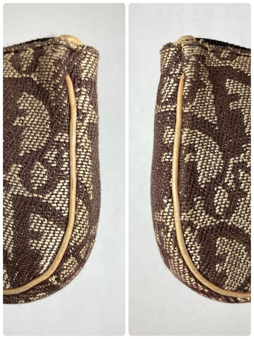 良品　クリスチャンディオール　トロッター　サドル　ケース　ミニポーチ