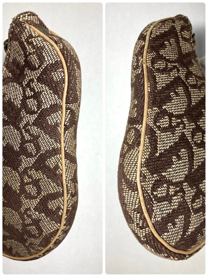 良品　クリスチャンディオール　トロッター　サドル　ケース　ミニポーチ