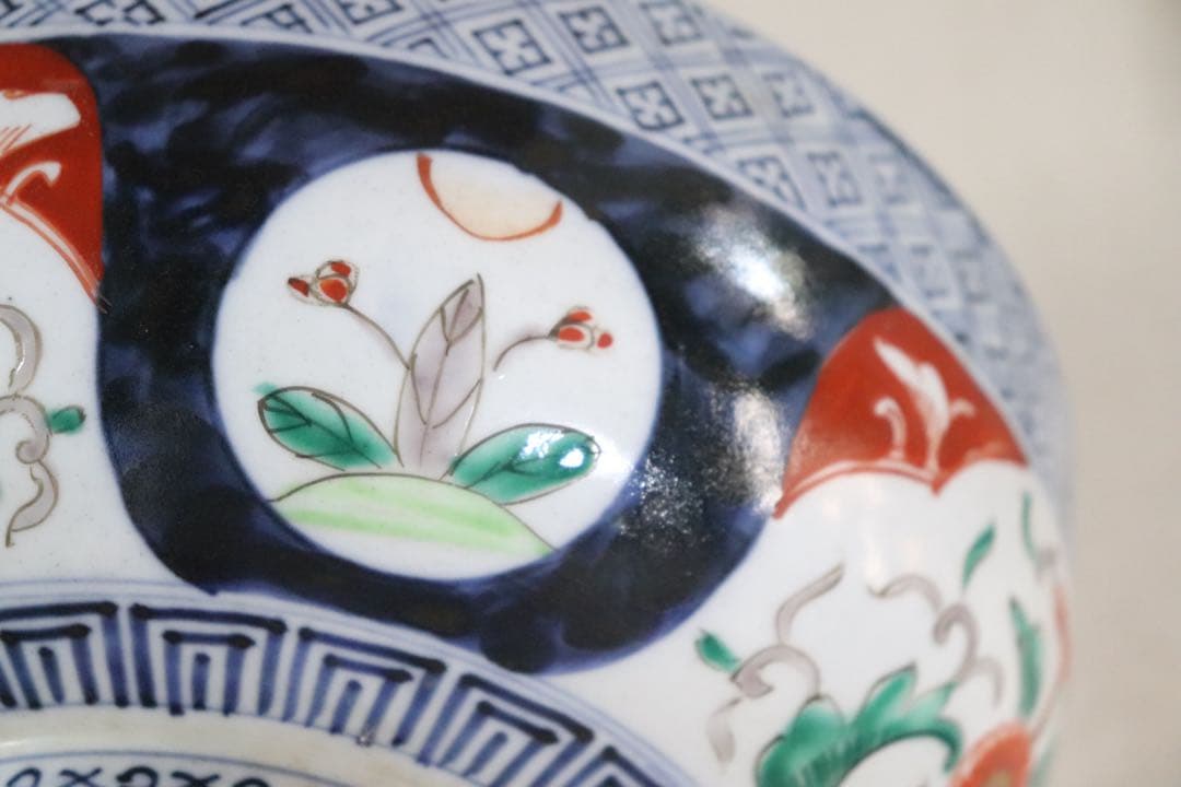 江戸　伊万里錦絵大鉢2種4点　共箱　送料込み250518