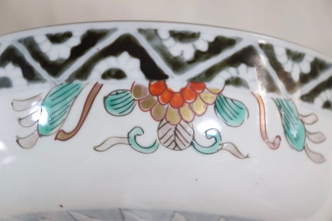 江戸　伊万里錦絵大鉢2種4点　共箱　送料込み250518