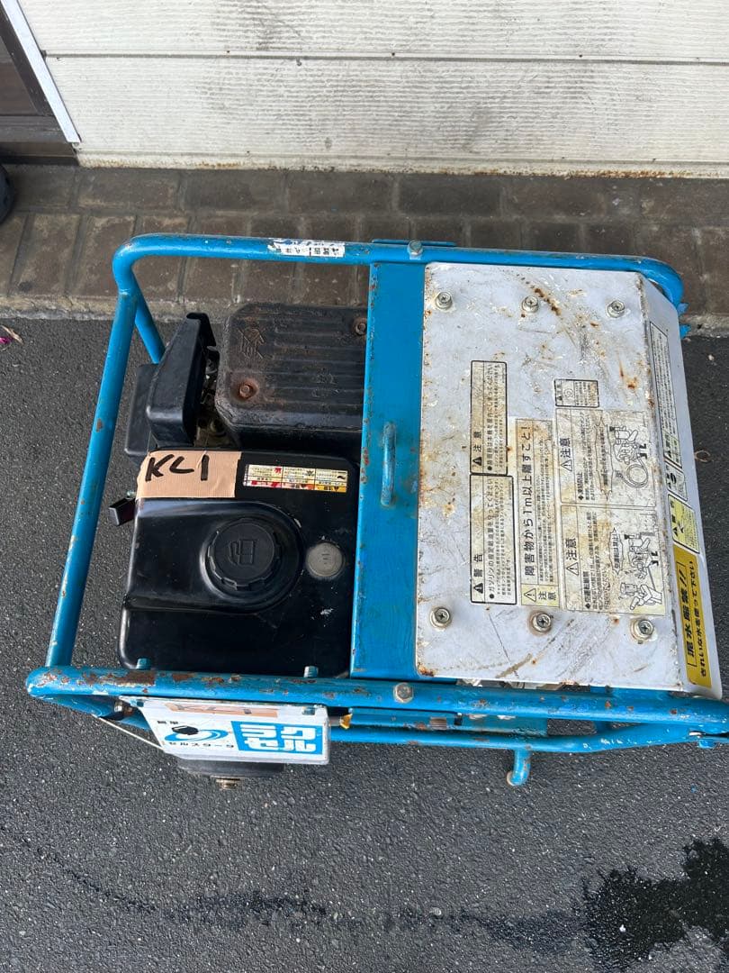 KL1★強い★ツルミ鶴見製作所エンジン式高圧洗浄機　多水量型　HPJ-680ES