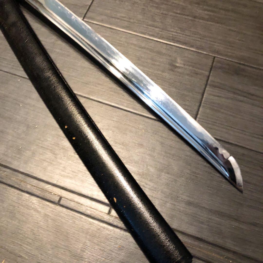 高級模造刀　高級居合刀　樋有刀身　拵全長105cm　居合刀　ヴィンテージ物