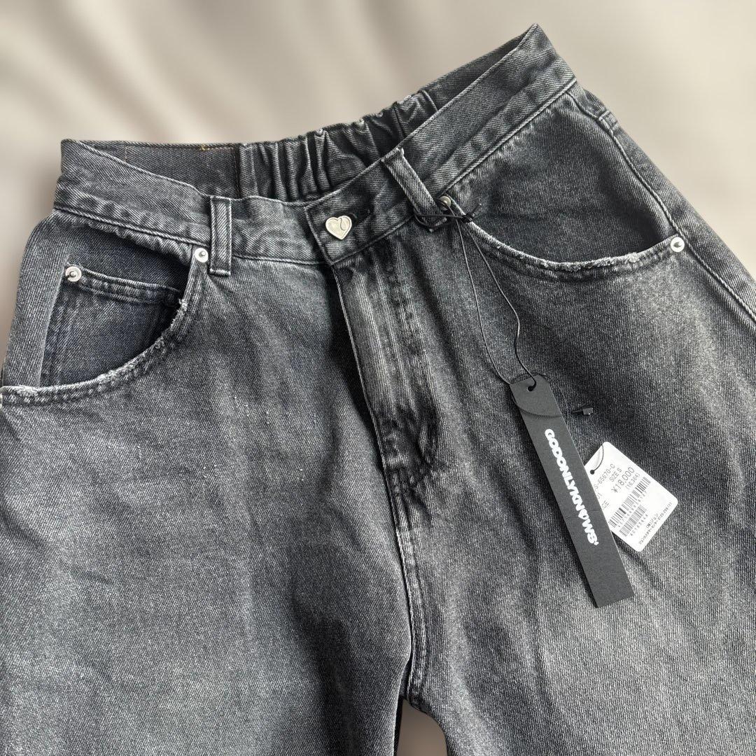 GOD ONLY KNOWS DENIM PANTS BLACK Sサイズ