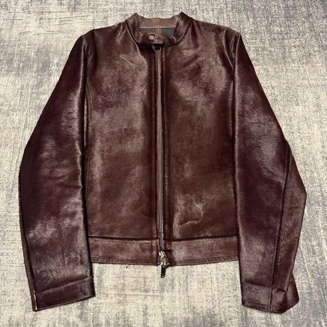 13AW Emporio Armani ポニーレザージャケット アーカイブ