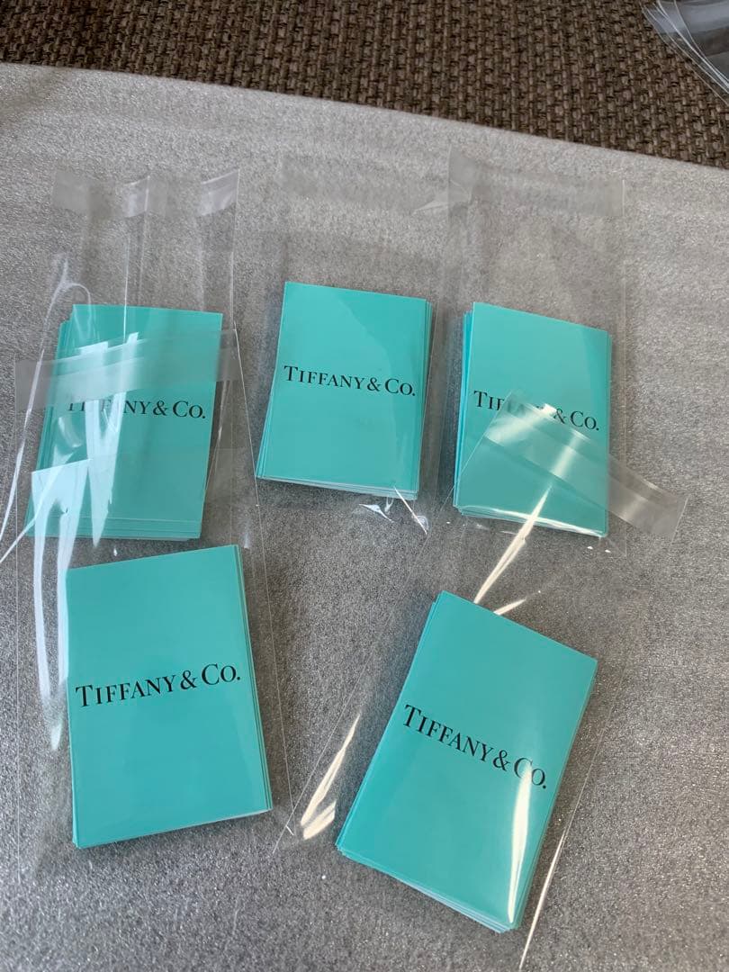 現行品 美品Tiffanyティファニーケアカード100枚セット