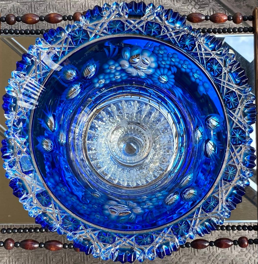 マイセンクリスタル　マイセンフラワー　コンポート　花器　フラワーベース　極美品❣️