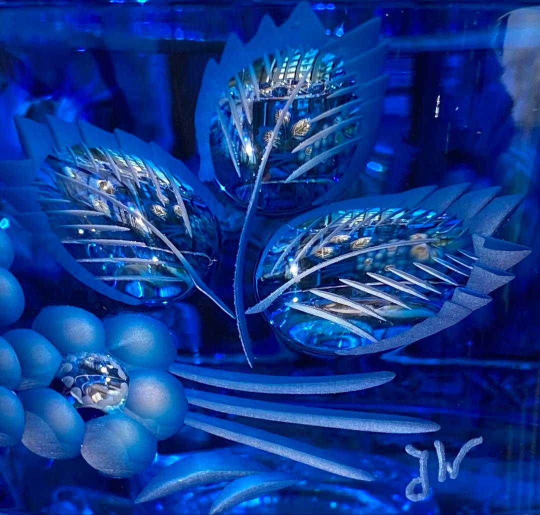 マイセンクリスタル　マイセンフラワー　コンポート　花器　フラワーベース　極美品❣️