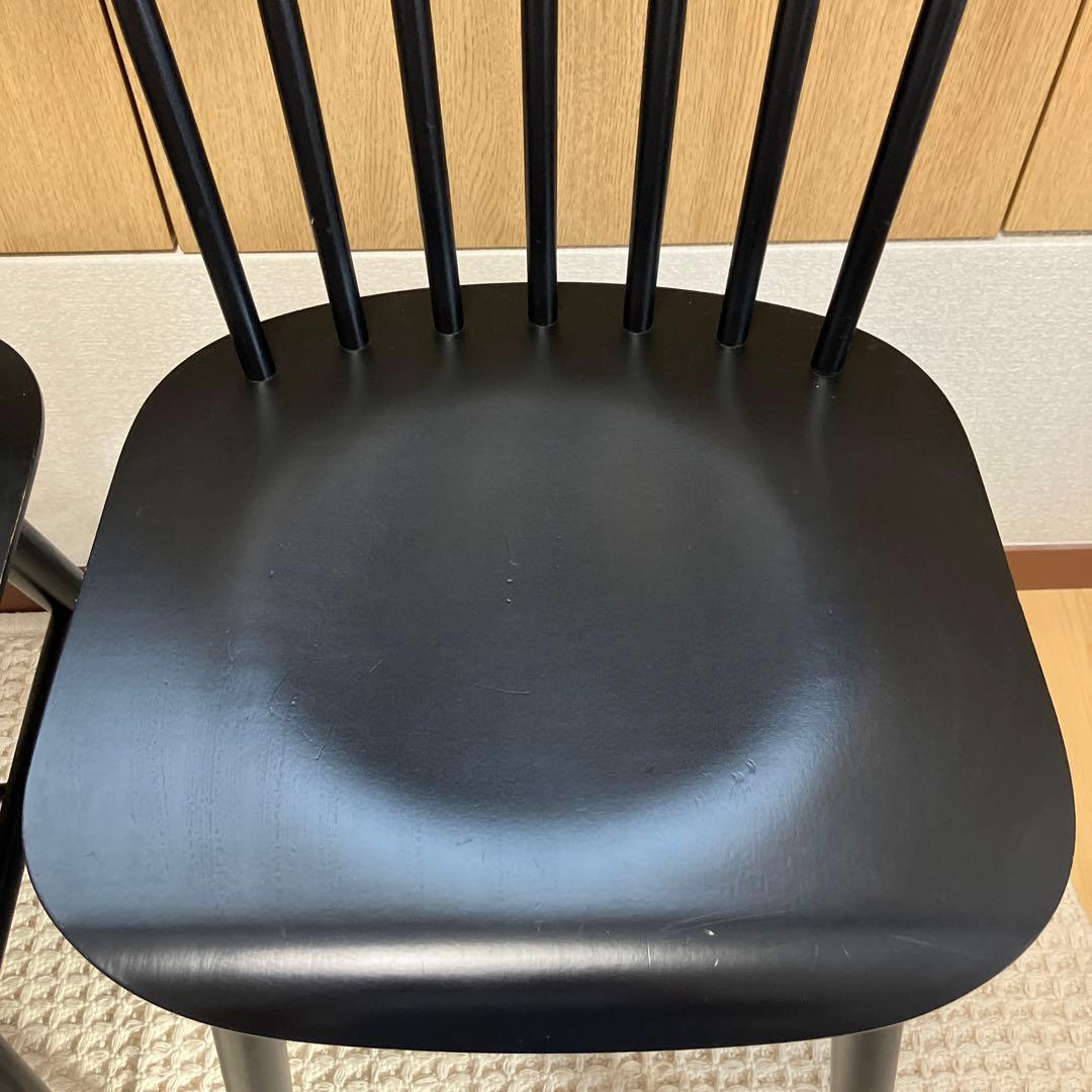 TON トーネット ウィンザーチェア 黒　ブラック　2脚セット①