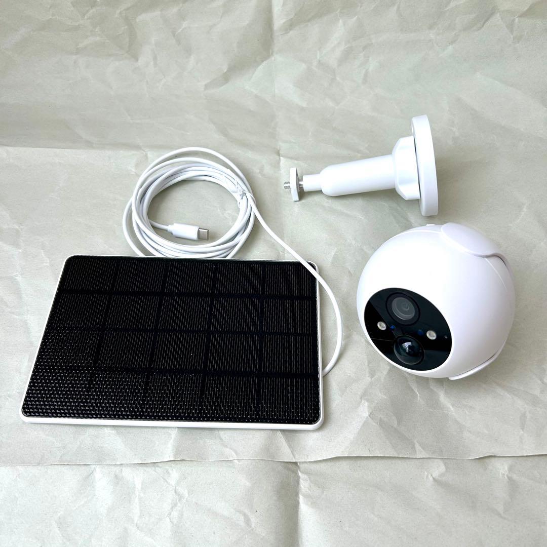 【新品・未使用】SwitchBot 3MP屋外カメラ ソーラーパネルセット