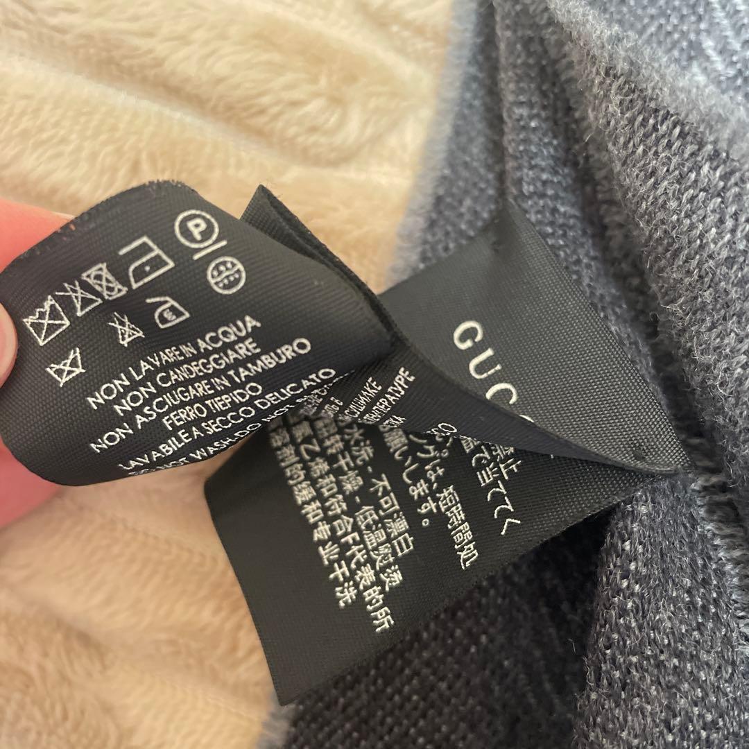 GUCCI GGパターン マフラー グレー