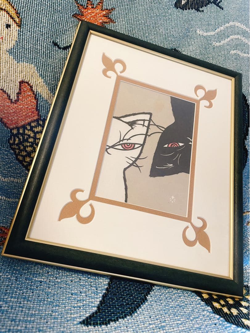 切り絵　猫　松風直美